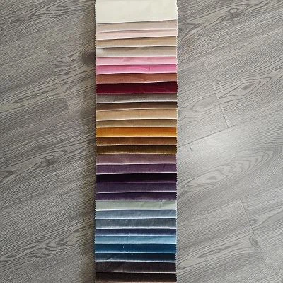 colors of twill velvet fabric