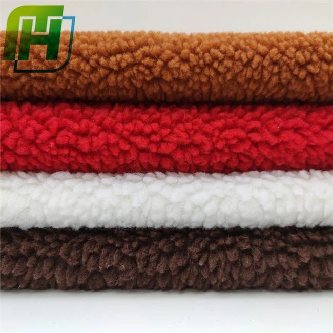 Polyester Sherpa Fleece Fabric