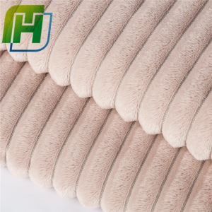 Ľahký ťavový pásový plyšový fleece