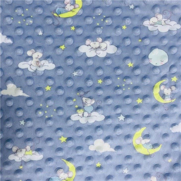 Digital Print Cuddle Dot Fabric
