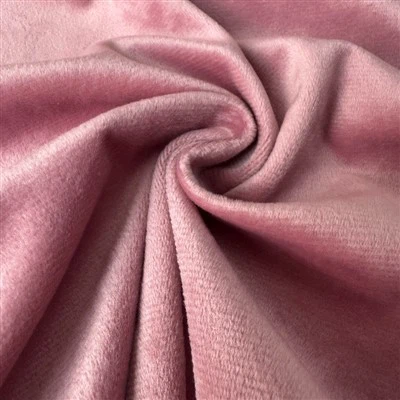 Materiál ružový zamat